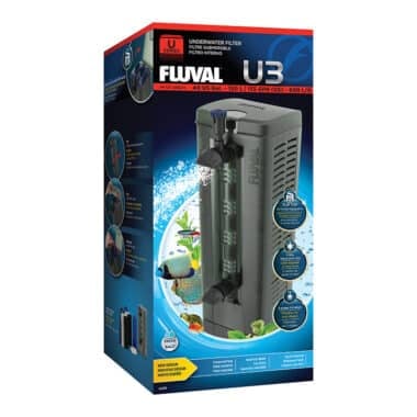 Fluval U3 Underwater Filter Offers outstanding 3-stage filtration, increased water movement and vital aeration, Fluval U-Series internal filters are the perfect solution where external filtration is not possible.